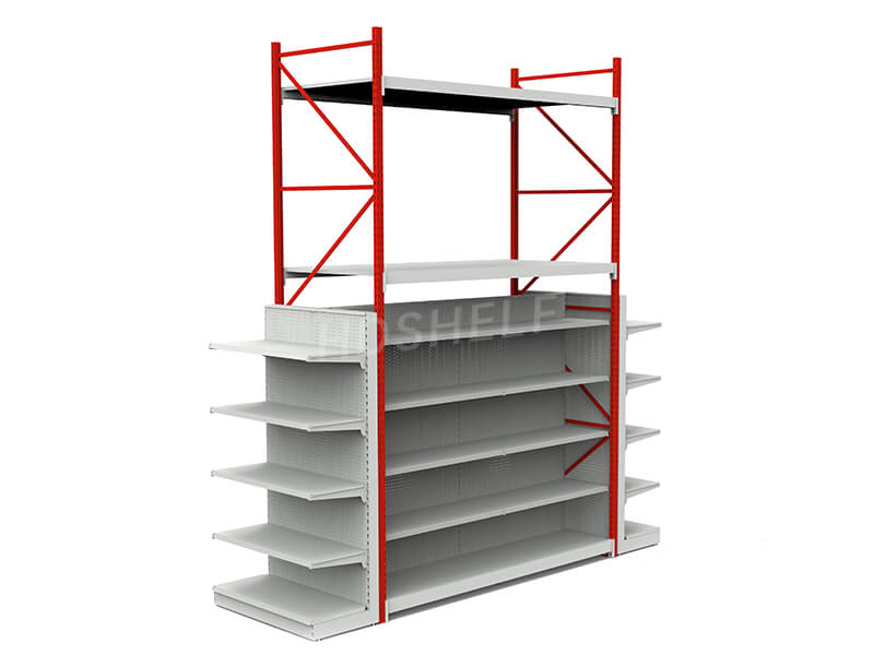 2 in 1 Integrated Shelving System