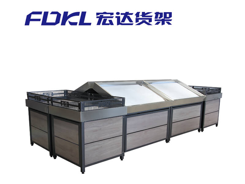 Supermarket Vegetable & Fruit Display Rack