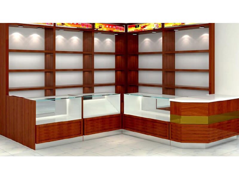 Tobacco and alcohol display cabinet design and production skills